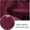 image:imageHVERSAILTEX Velvet Stretch Couch Cushion Cover Plush Cushion Slipcover for Chair Loveseat Sofa Cushion Furniture Protector Seat Cushion Sofa Cover 3 Piece XL Sofa Cushion Covers TaupeWineBurgundy