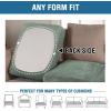 image:imageHVERSAILTEX Velvet Stretch Couch Cushion Cover Plush Cushion Slipcover for Chair Loveseat Sofa Cushion Furniture Protector Seat Cushion Sofa Cover 3 Piece XL Sofa Cushion Covers TaupeSea Grass
