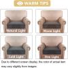 image:imageHVERSAILTEX Velvet Stretch Couch Cushion Cover Plush Cushion Slipcover for Chair Loveseat Sofa Cushion Furniture Protector Seat Cushion Sofa Cover 3 Piece XL Sofa Cushion Covers TaupeGrey