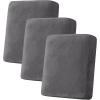 image:imageHVERSAILTEX Velvet Stretch Couch Cushion Cover Plush Cushion Slipcover for Chair Loveseat Sofa Cushion Furniture Protector Seat Cushion Sofa Cover 3 Piece XL Sofa Cushion Covers TaupeGrey