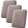 image:imageHVERSAILTEX Velvet Stretch Couch Cushion Cover Plush Cushion Slipcover for Chair Loveseat Sofa Cushion Furniture Protector Seat Cushion Sofa Cover 3 Piece XL Sofa Cushion Covers TaupeStriped Taupe