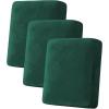 image:imageHVERSAILTEX Velvet Stretch Couch Cushion Cover Plush Cushion Slipcover for Chair Loveseat Sofa Cushion Furniture Protector Seat Cushion Sofa Cover 3 Piece XL Sofa Cushion Covers TaupeGreen
