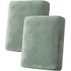 image:imageHVERSAILTEX Velvet Stretch Couch Cushion Cover Plush Cushion Slipcover for Chair Loveseat Sofa Cushion Furniture Protector Seat Cushion Sofa Cover 3 Piece XL Sofa Cushion Covers TaupeSea Grass