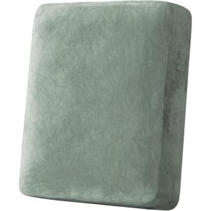 image:imageHVERSAILTEX Velvet Stretch Couch Cushion Cover Plush Cushion Slipcover for Chair Loveseat Sofa Cushion Furniture Protector Seat Cushion Sofa Cover 3 Piece XL Sofa Cushion Covers TaupeSea Grass