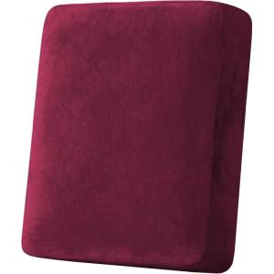 image:imageHVERSAILTEX Velvet Stretch Couch Cushion Cover Plush Cushion Slipcover for Chair Loveseat Sofa Cushion Furniture Protector Seat Cushion Sofa Cover 3 Piece XL Sofa Cushion Covers TaupeWineBurgundy