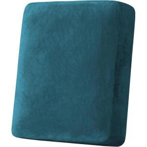 image:imageHVERSAILTEX Velvet Stretch Couch Cushion Cover Plush Cushion Slipcover for Chair Loveseat Sofa Cushion Furniture Protector Seat Cushion Sofa Cover 3 Piece XL Sofa Cushion Covers TaupeDeep Teal