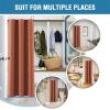 image:imageHVERSAILTEX Blackout Curtain for Living Room Thermal Insulated Window Treatment Curtain Extra Long 108 inch Length Energy Saving Solid Grommet Top Blackout Drape One Panel Jet Black 52W x 108LOrange