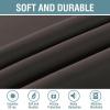 image:imageHVERSAILTEX Blackout Curtain for Living Room Thermal Insulated Window Treatment Curtain Extra Long 108 inch Length Energy Saving Solid Grommet Top Blackout Drape One Panel Jet Black 52W x 108LChocolate Brown
