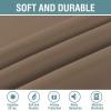 image:imageHVERSAILTEX Blackout Curtain for Living Room Thermal Insulated Window Treatment Curtain Extra Long 108 inch Length Energy Saving Solid Grommet Top Blackout Drape One Panel Jet Black 52W x 108LMacchiato