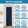 image:imageHVERSAILTEX Blackout Curtain for Living Room Thermal Insulated Window Treatment Curtain Extra Long 108 inch Length Energy Saving Solid Grommet Top Blackout Drape One Panel Jet Black 52W x 108LNavy Blue