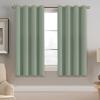 image:imageHVERSAILTEX Blackout Curtain for Living Room Thermal Insulated Window Treatment Curtain Extra Long 108 inch Length Energy Saving Solid Grommet Top Blackout Drape One Panel Jet Black 52W x 108LSea Grass