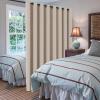 image:imageHVERSAILTEX Blackout Curtain for Living Room Thermal Insulated Window Treatment Curtain Extra Long 108 inch Length Energy Saving Solid Grommet Top Blackout Drape One Panel Jet Black 52W x 108LFog