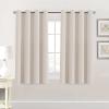 image:imageHVERSAILTEX Blackout Curtain for Living Room Thermal Insulated Window Treatment Curtain Extra Long 108 inch Length Energy Saving Solid Grommet Top Blackout Drape One Panel Jet Black 52W x 108LNatural