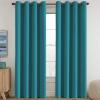 image:imageHVERSAILTEX Blackout Curtain for Living Room Thermal Insulated Window Treatment Curtain Extra Long 108 inch Length Energy Saving Solid Grommet Top Blackout Drape One Panel Jet Black 52W x 108LTurquoise Blue