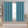image:imageHVERSAILTEX Blackout Curtain for Living Room Thermal Insulated Window Treatment Curtain Extra Long 108 inch Length Energy Saving Solid Grommet Top Blackout Drape One Panel Jet Black 52W x 108LStorm Blue