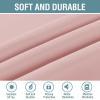 image:imageHVERSAILTEX Blackout Curtain for Living Room Thermal Insulated Window Treatment Curtain Extra Long 108 inch Length Energy Saving Solid Grommet Top Blackout Drape One Panel Jet Black 52W x 108LBaby Pink