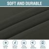 image:imageHVERSAILTEX Blackout Curtain for Living Room Thermal Insulated Window Treatment Curtain Extra Long 108 inch Length Energy Saving Solid Grommet Top Blackout Drape One Panel Jet Black 52W x 108LOlive