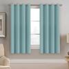 image:imageHVERSAILTEX Blackout Curtain for Living Room Thermal Insulated Window Treatment Curtain Extra Long 108 inch Length Energy Saving Solid Grommet Top Blackout Drape One Panel Jet Black 52W x 108LMineral Blue