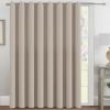 image:imageHVERSAILTEX Blackout Curtain for Living Room Thermal Insulated Window Treatment Curtain Extra Long 108 inch Length Energy Saving Solid Grommet Top Blackout Drape One Panel Jet Black 52W x 108LFog