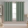 image:imageHVERSAILTEX Blackout Curtain for Living Room Thermal Insulated Window Treatment Curtain Extra Long 108 inch Length Energy Saving Solid Grommet Top Blackout Drape One Panel Jet Black 52W x 108LGreen Bay