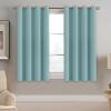 image:imageHVERSAILTEX Blackout Curtain for Living Room Thermal Insulated Window Treatment Curtain Extra Long 108 inch Length Energy Saving Solid Grommet Top Blackout Drape One Panel Jet Black 52W x 108LMineral Blue