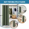 image:imageHVERSAILTEX Blackout Curtain for Living Room Thermal Insulated Window Treatment Curtain Extra Long 108 inch Length Energy Saving Solid Grommet Top Blackout Drape One Panel Jet Black 52W x 108LBronze Green