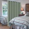 image:imageHVERSAILTEX Blackout Curtain for Living Room Thermal Insulated Window Treatment Curtain Extra Long 108 inch Length Energy Saving Solid Grommet Top Blackout Drape One Panel Jet Black 52W x 108LCyan
