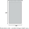 image:imageHVERSAILTEX Blackout Curtain for Living Room Thermal Insulated Window Treatment Curtain Extra Long 108 inch Length Energy Saving Solid Grommet Top Blackout Drape One Panel Jet Black 52W x 108LStone Blue