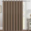 image:imageHVERSAILTEX Blackout Curtain for Living Room Thermal Insulated Window Treatment Curtain Extra Long 108 inch Length Energy Saving Solid Grommet Top Blackout Drape One Panel Jet Black 52W x 108LMacchiato