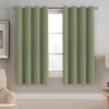 image:imageHVERSAILTEX Blackout Curtain for Living Room Thermal Insulated Window Treatment Curtain Extra Long 108 inch Length Energy Saving Solid Grommet Top Blackout Drape One Panel Jet Black 52W x 108LSage