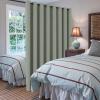 image:imageHVERSAILTEX Blackout Curtain for Living Room Thermal Insulated Window Treatment Curtain Extra Long 108 inch Length Energy Saving Solid Grommet Top Blackout Drape One Panel Jet Black 52W x 108LSea Grass
