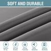 image:imageHVERSAILTEX Blackout Curtain for Living Room Thermal Insulated Window Treatment Curtain Extra Long 108 inch Length Energy Saving Solid Grommet Top Blackout Drape One Panel Jet Black 52W x 108LBluish Gray