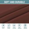 image:imageHVERSAILTEX Blackout Curtain for Living Room Thermal Insulated Window Treatment Curtain Extra Long 108 inch Length Energy Saving Solid Grommet Top Blackout Drape One Panel Jet Black 52W x 108LRust