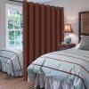 image:imageHVERSAILTEX Blackout Curtain for Living Room Thermal Insulated Window Treatment Curtain Extra Long 108 inch Length Energy Saving Solid Grommet Top Blackout Drape One Panel Jet Black 52W x 108LRust