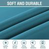 image:imageHVERSAILTEX Blackout Curtain for Living Room Thermal Insulated Window Treatment Curtain Extra Long 108 inch Length Energy Saving Solid Grommet Top Blackout Drape One Panel Jet Black 52W x 108LTurquoise Blue