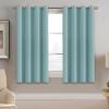 image:imageHVERSAILTEX Blackout Curtain for Living Room Thermal Insulated Window Treatment Curtain Extra Long 108 inch Length Energy Saving Solid Grommet Top Blackout Drape One Panel Jet Black 52W x 108LMineral Blue
