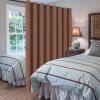 image:imageHVERSAILTEX Blackout Curtain for Living Room Thermal Insulated Window Treatment Curtain Extra Long 108 inch Length Energy Saving Solid Grommet Top Blackout Drape One Panel Jet Black 52W x 108LWashed Spice