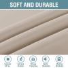 image:imageHVERSAILTEX Blackout Curtain for Living Room Thermal Insulated Window Treatment Curtain Extra Long 108 inch Length Energy Saving Solid Grommet Top Blackout Drape One Panel Jet Black 52W x 108LFog