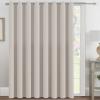 image:imageHVERSAILTEX Blackout Curtain for Living Room Thermal Insulated Window Treatment Curtain Extra Long 108 inch Length Energy Saving Solid Grommet Top Blackout Drape One Panel Jet Black 52W x 108LNatural