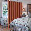 image:imageHVERSAILTEX Blackout Curtain for Living Room Thermal Insulated Window Treatment Curtain Extra Long 108 inch Length Energy Saving Solid Grommet Top Blackout Drape One Panel Jet Black 52W x 108LOrange