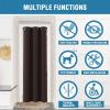 image:imageHVERSAILTEX Blackout Curtain for Living Room Thermal Insulated Window Treatment Curtain Extra Long 108 inch Length Energy Saving Solid Grommet Top Blackout Drape One Panel Jet Black 52W x 108LChocolate Brown