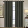 image:imageHVERSAILTEX Blackout Curtain for Living Room Thermal Insulated Window Treatment Curtain Extra Long 108 inch Length Energy Saving Solid Grommet Top Blackout Drape One Panel Jet Black 52W x 108LOlive
