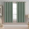 image:imageHVERSAILTEX Blackout Curtain for Living Room Thermal Insulated Window Treatment Curtain Extra Long 108 inch Length Energy Saving Solid Grommet Top Blackout Drape One Panel Jet Black 52W x 108LGreen Bay