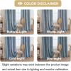 image:imageHVERSAILTEX Velvet 100 Blackout Curtains for Living Room Full Light Blocking Curtains Thermal Insulated Room Window Drapes Soft Luxury Curtains Grommet Top 2 Panels 55 W x 84 L Glacier GrayStone Blue