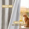 image:imageHVERSAILTEX Velvet 100 Blackout Curtains for Living Room Full Light Blocking Curtains Thermal Insulated Room Window Drapes Soft Luxury Curtains Grommet Top 2 Panels 55 W x 84 L Glacier GrayIvory