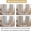 image:imageHVERSAILTEX Velvet 100 Blackout Curtains for Living Room Full Light Blocking Curtains Thermal Insulated Room Window Drapes Soft Luxury Curtains Grommet Top 2 Panels 55 W x 84 L Glacier GrayStone