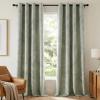 image:imageHVERSAILTEX Velvet 100 Blackout Curtains for Living Room Full Light Blocking Curtains Thermal Insulated Room Window Drapes Soft Luxury Curtains Grommet Top 2 Panels 55 W x 84 L Glacier GraySage