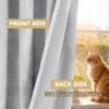 image:imageHVERSAILTEX Velvet 100 Blackout Curtains for Living Room Full Light Blocking Curtains Thermal Insulated Room Window Drapes Soft Luxury Curtains Grommet Top 2 Panels 55 W x 84 L Glacier GrayGlacier Gray