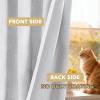 image:imageHVERSAILTEX Velvet 100 Blackout Curtains for Living Room Full Light Blocking Curtains Thermal Insulated Room Window Drapes Soft Luxury Curtains Grommet Top 2 Panels 55 W x 84 L Glacier GrayWhite