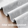 image:imageHVERSAILTEX Velvet 100 Blackout Curtains for Living Room Full Light Blocking Curtains Thermal Insulated Room Window Drapes Soft Luxury Curtains Grommet Top 2 Panels 55 W x 84 L Glacier GrayGlacier Gray